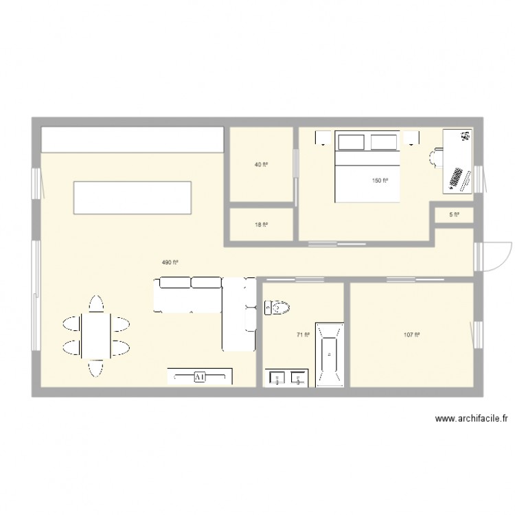 Maison de Hobbit 3. Plan de 0 pièce et 0 m2