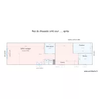 Rez de chauss&eacute;e - cot&eacute; cour apres