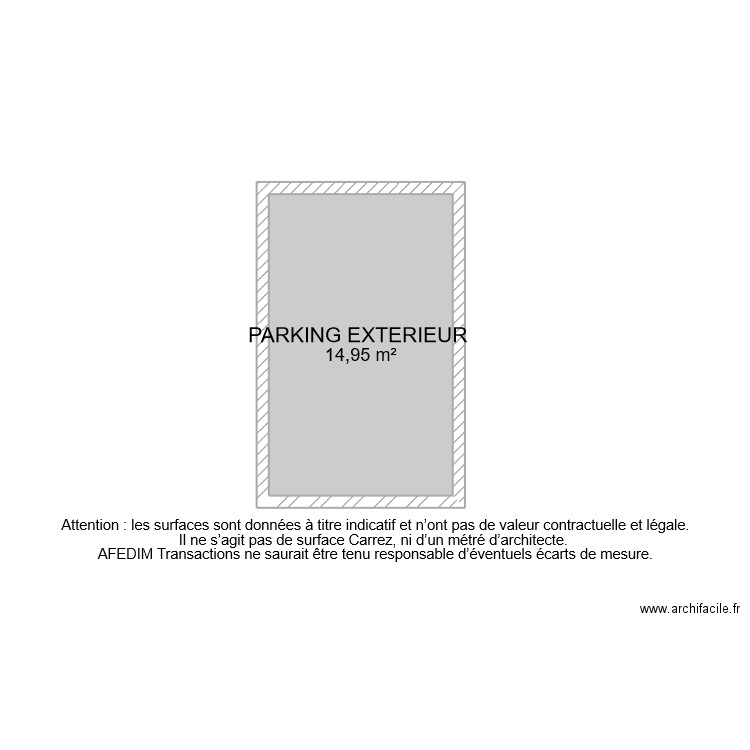 BI 10181 PARKING. Plan de 0 pièce et 0 m2
