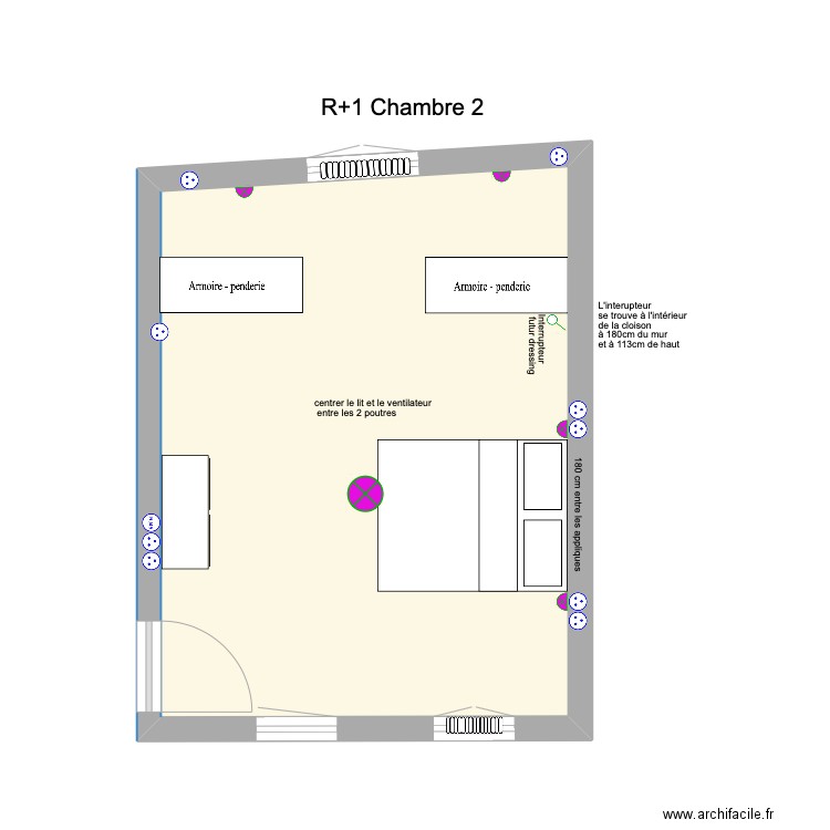 R+1 Chambre 2 dernier. Plan de 0 pièce et 0 m2