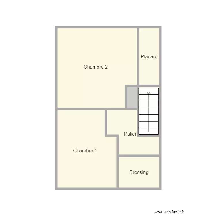 duplex lot 5 etage. Plan de 