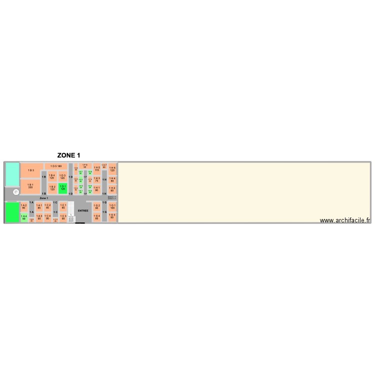 Situation des box . Plan de 0 pièce et 0 m2