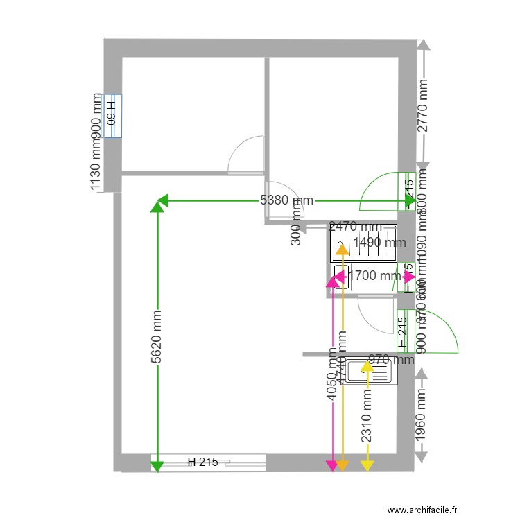 PLAN FACADE EST 21122020 A3. Plan de 0 pièce et 0 m2