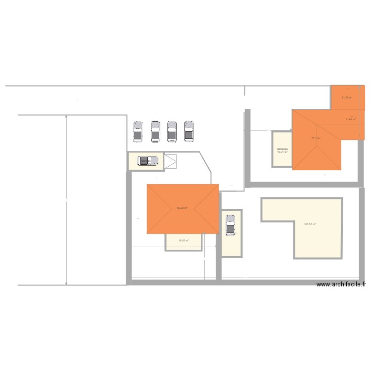 projet terrain 3. Plan de 0 pièce et 0 m2