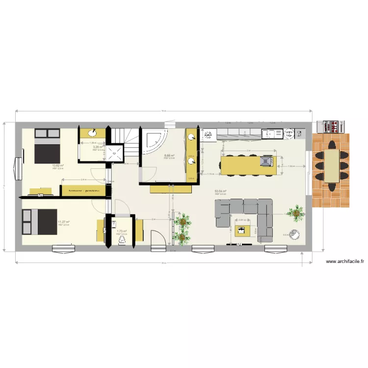 Type 2 Projet chalet Pâtures. Plan de Type 2 Projet chalet Pâtures. Plan de
