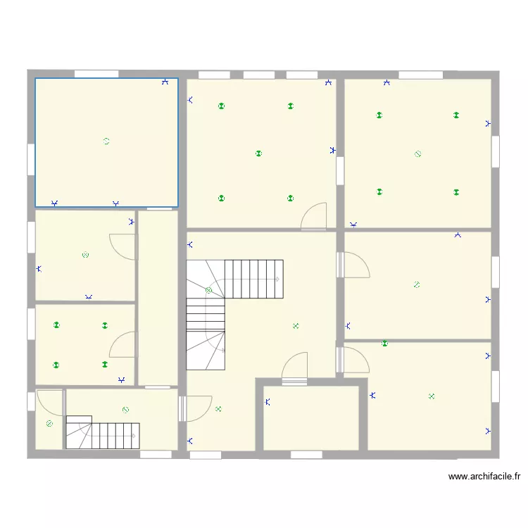 haut vide elec. Plan de 