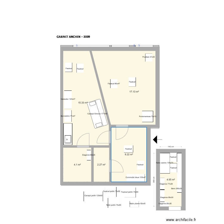 Cabinet et cave. Plan de 0 pièce et 0 m2