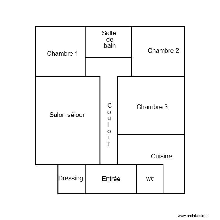 QUIMPER CORNIC. Plan de 