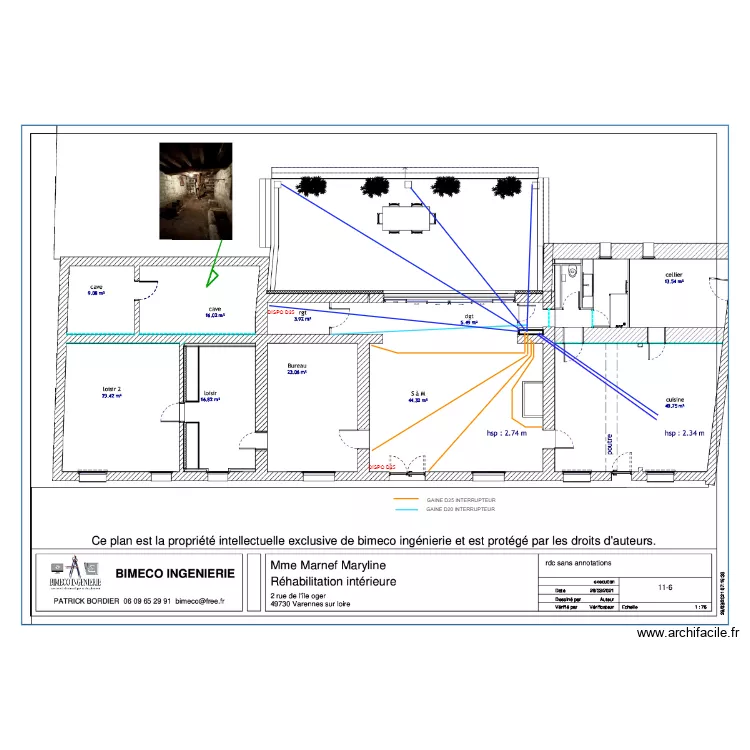 INTER RECOLLEMENT. Plan de 