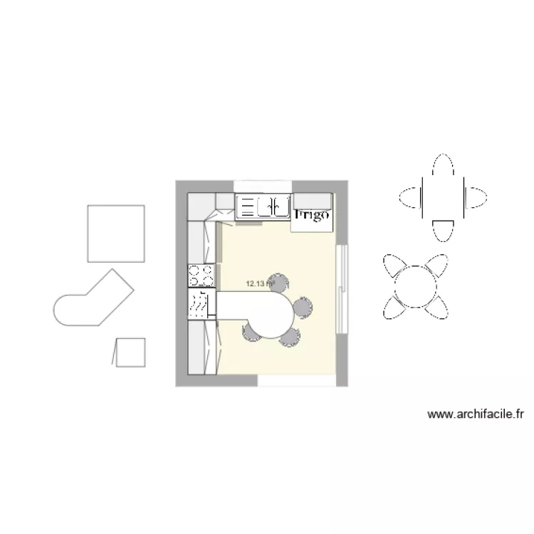 cuisine cgi. Plan de 