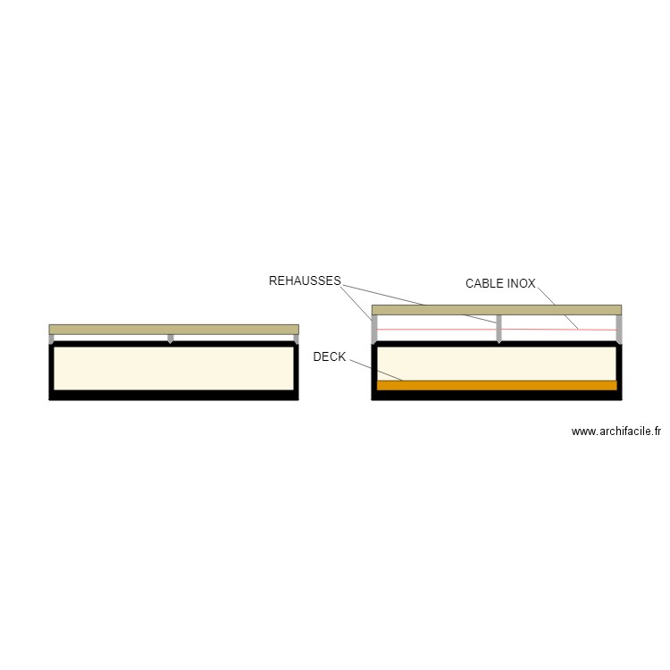 DALY. Plan de 2 pièces et 9 m2