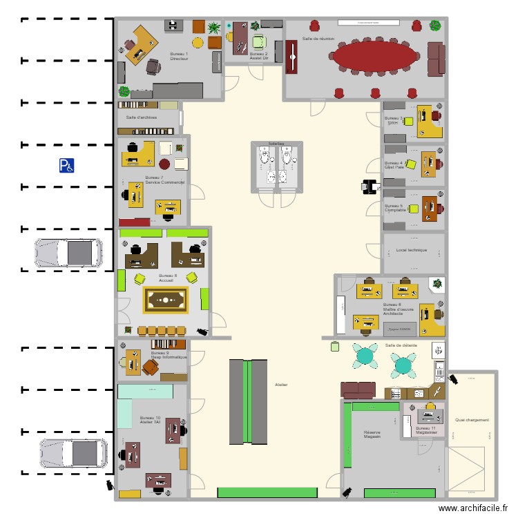 PLAN 1. Plan de 0 pièce et 0 m2