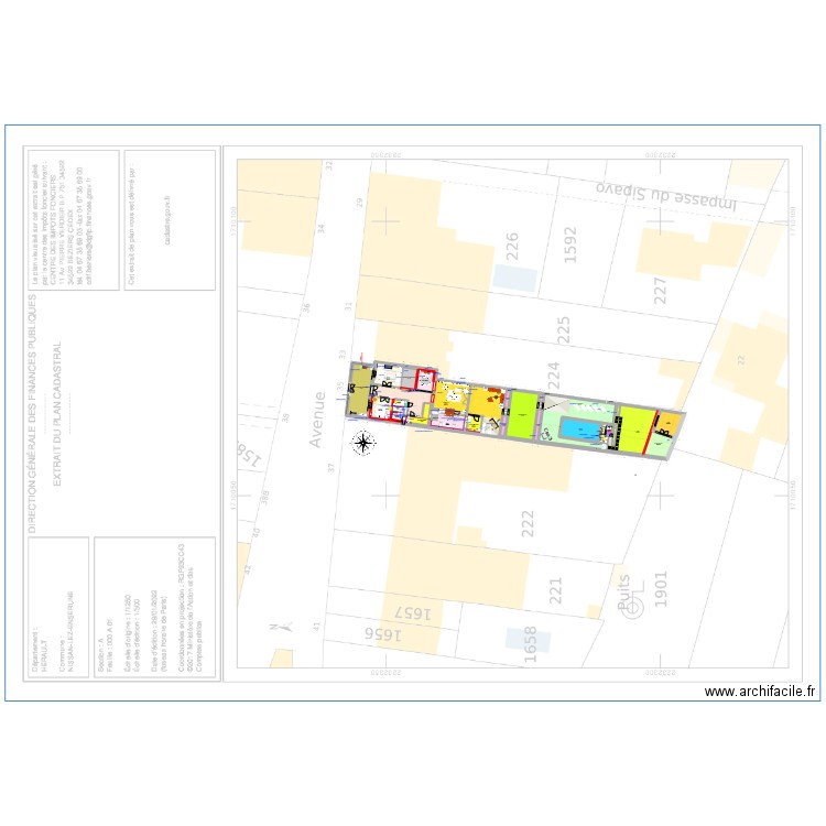 NISSAN 35 AV DE LA GARE 1. Plan de 65 pièces et 911 m2