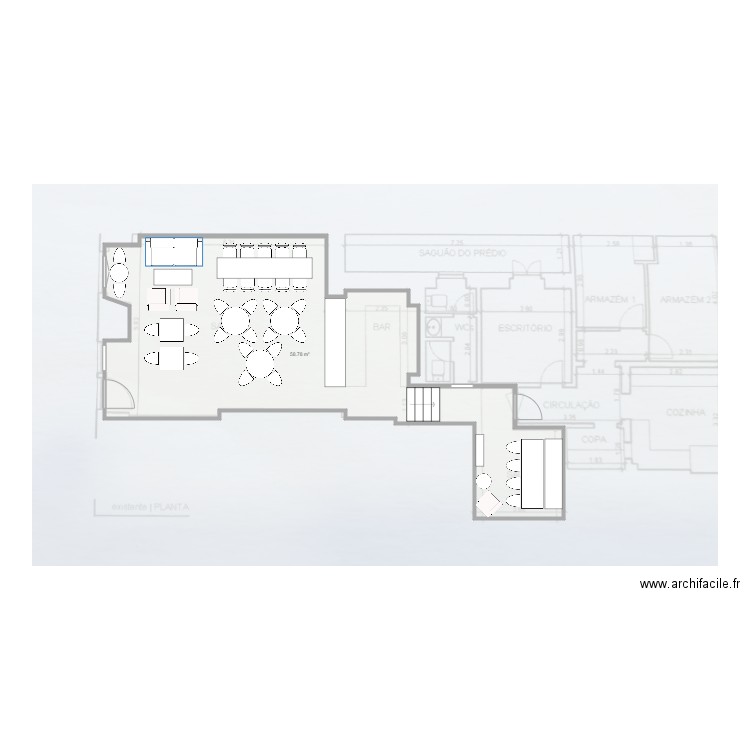 Taqueria Avenidas Novas 2. Plan de 0 pièce et 0 m2