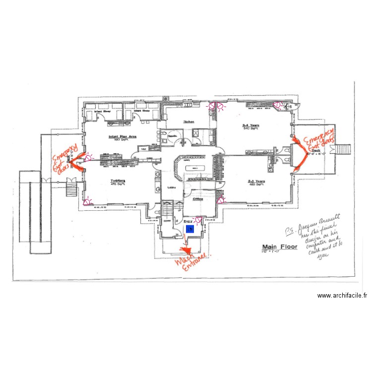 main waskaganish 1-1. Plan de 0 pièce et 0 m2