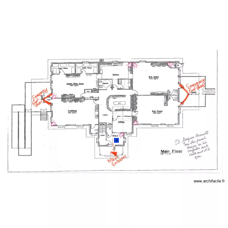 main waskaganish 1-1. Plan de 