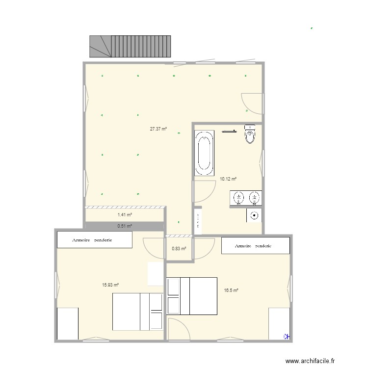 haut 9cm. Plan de 0 pièce et 0 m2