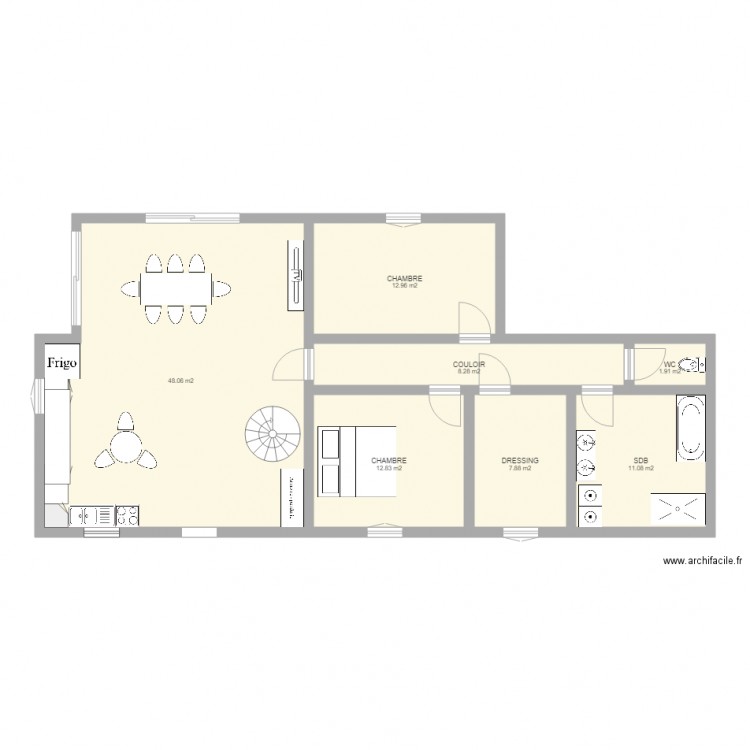 maison penly. Plan de 0 pièce et 0 m2