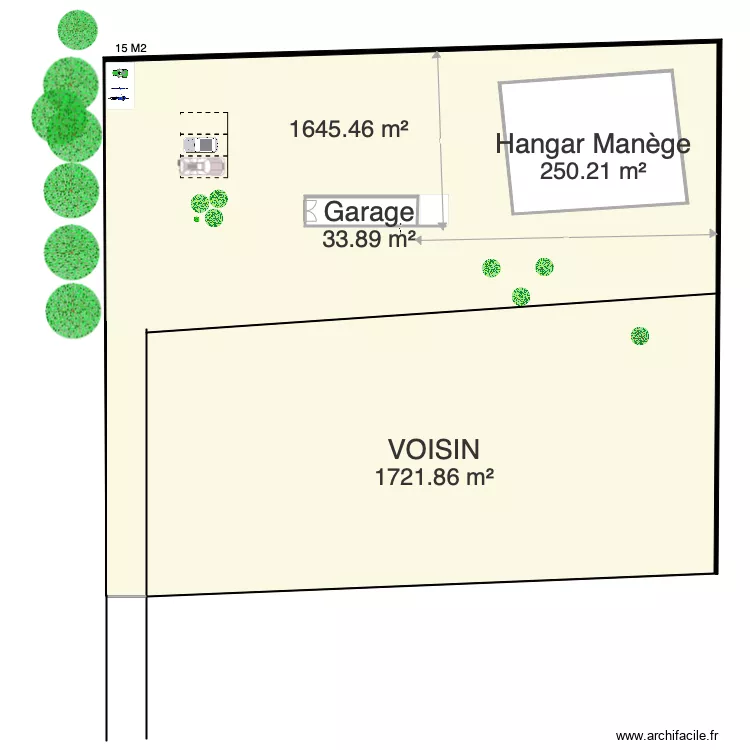 Le Choquel Condette. Plan de 