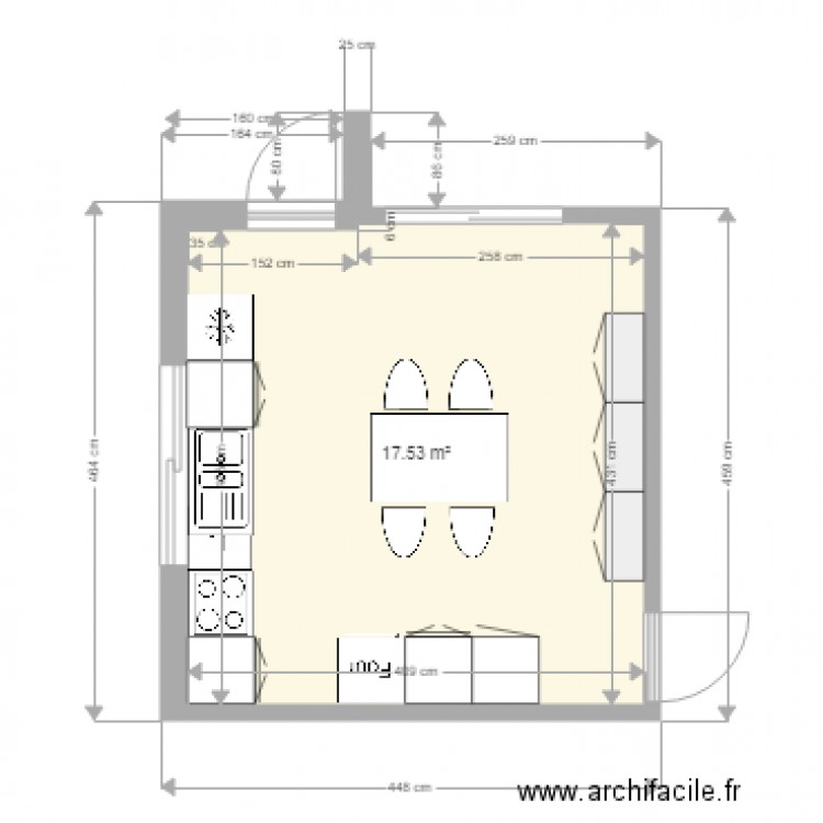 cuisine 2. Plan de 0 pièce et 0 m2