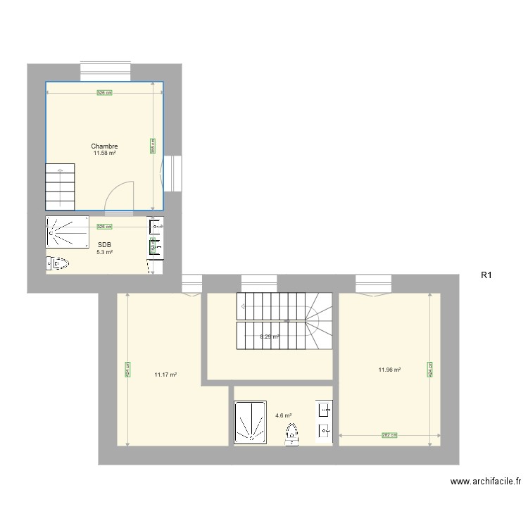 R1apres 02. Plan de 0 pièce et 0 m2