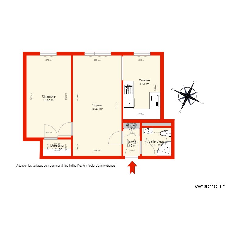 BI 6081 côté. Plan de 0 pièce et 0 m2