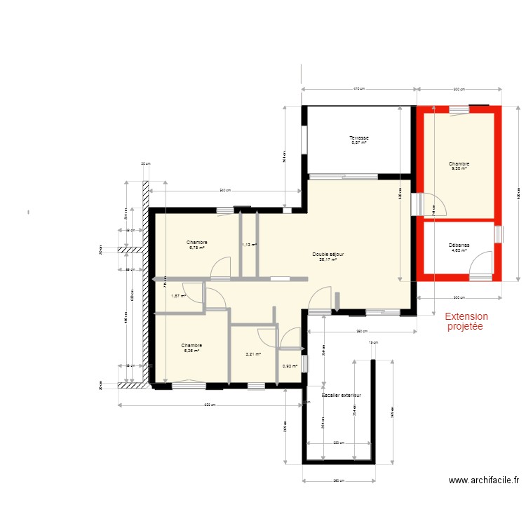 solane 3 dd7. Plan de 10 pièces et 69 m2