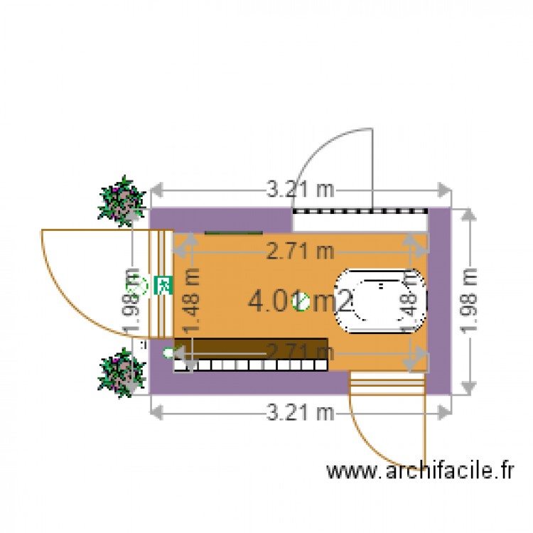 hall d entrée. Plan de 0 pièce et 0 m2