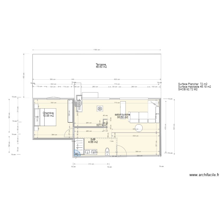 notre plan. Plan de 0 pièce et 0 m2