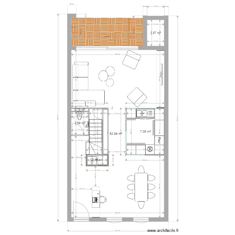 loraine. Plan de 0 pièce et 0 m2