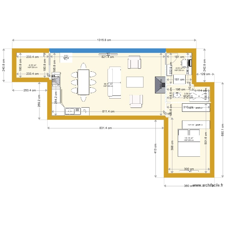 Def v2. Plan de 0 pièce et 0 m2