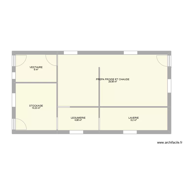 cuisine provisoire. Plan de cuisine provisoire. Plan de