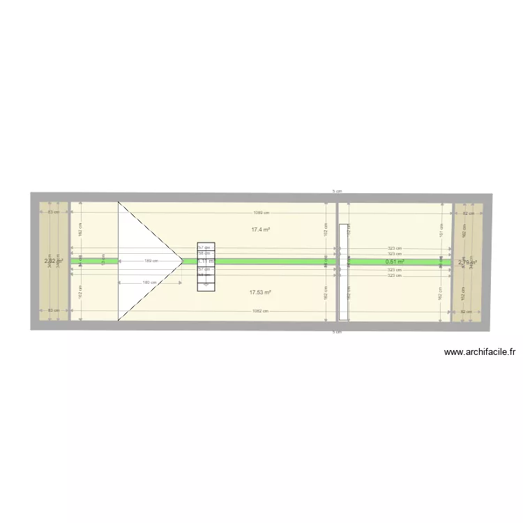 Comble H&ocirc;pital. Plan de 