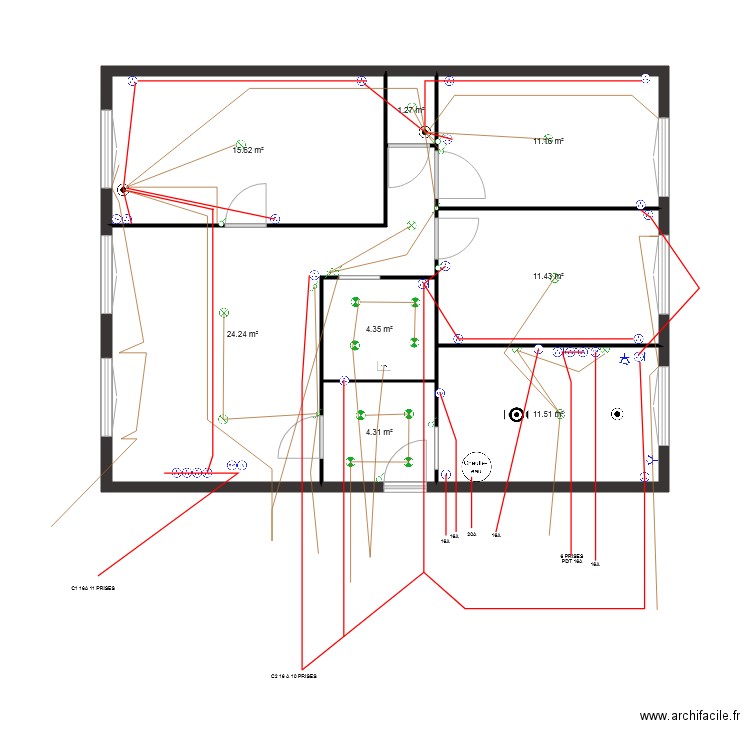 Golène1 ELECT. Plan de 0 pièce et 0 m2