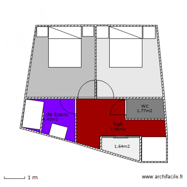 valentin. Plan de 0 pièce et 0 m2