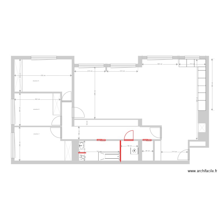 REUILLY démolition. Plan de 0 pièce et 0 m2