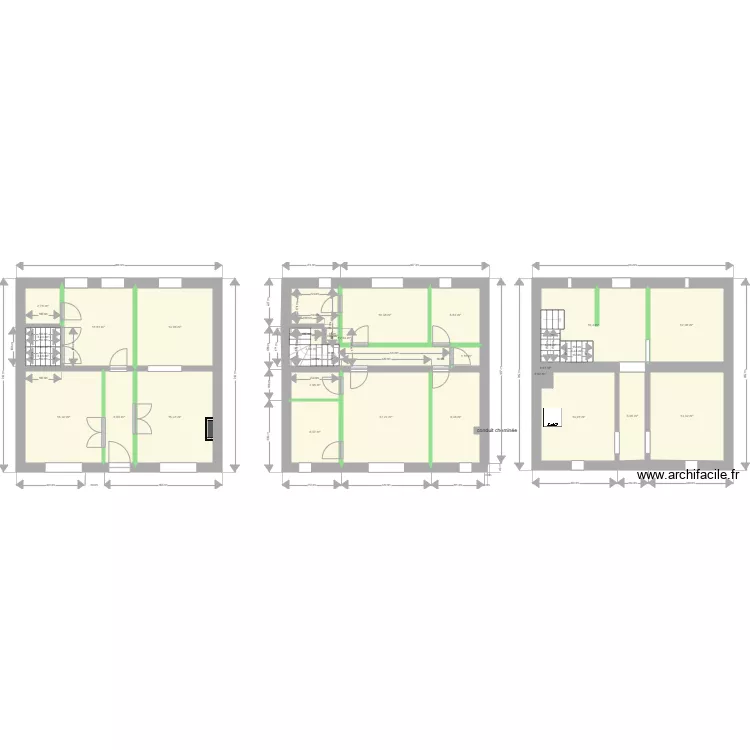Diderot avant travaux V1. Plan de 