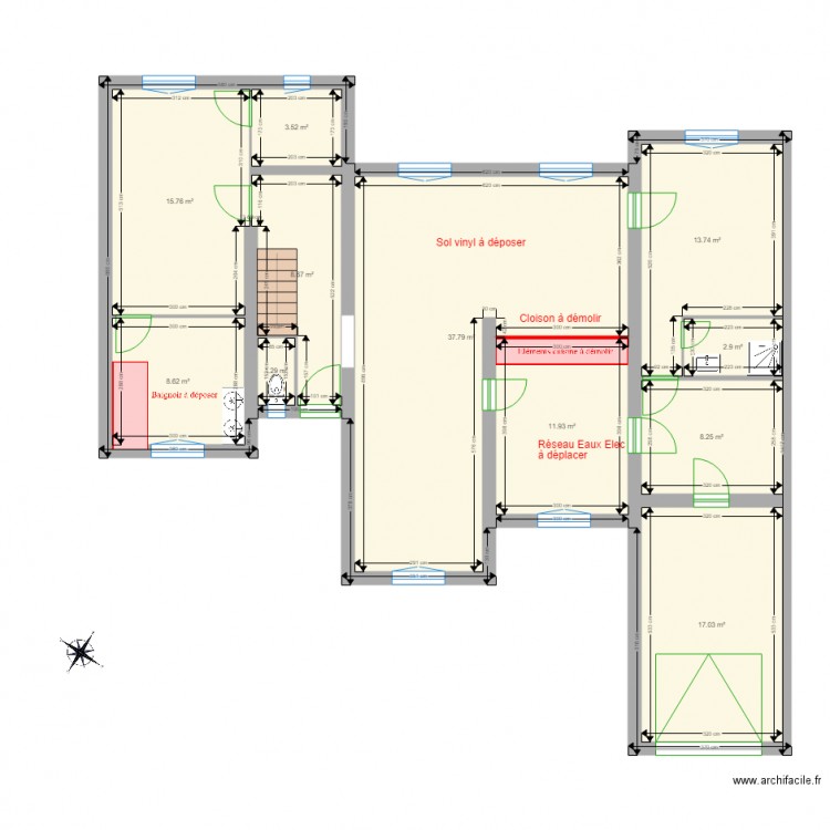 Cestas MOINDROT. Plan de 0 pièce et 0 m2