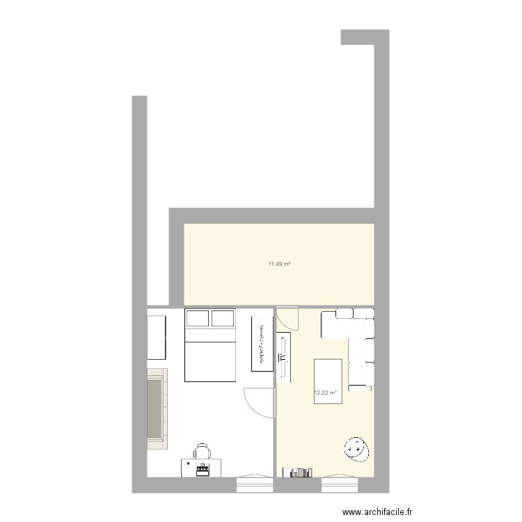 Futur Appartement. Plan de 0 pièce et 0 m2