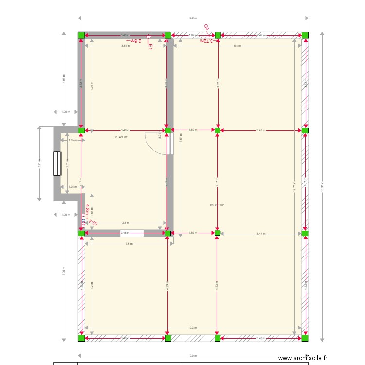 plan san  eau. Plan de 0 pièce et 0 m2