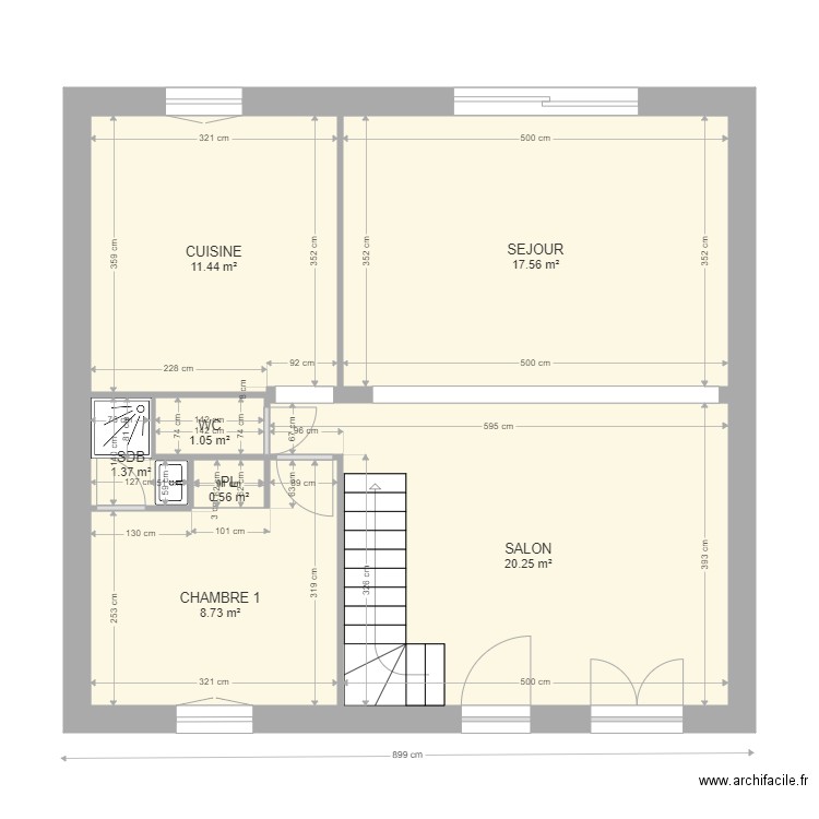 SAI RDC. Plan de 0 pièce et 0 m2