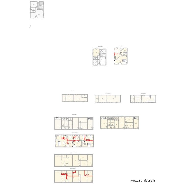 Abattoir Maison étage 0. Plan de 144 pièces et 1046 m2