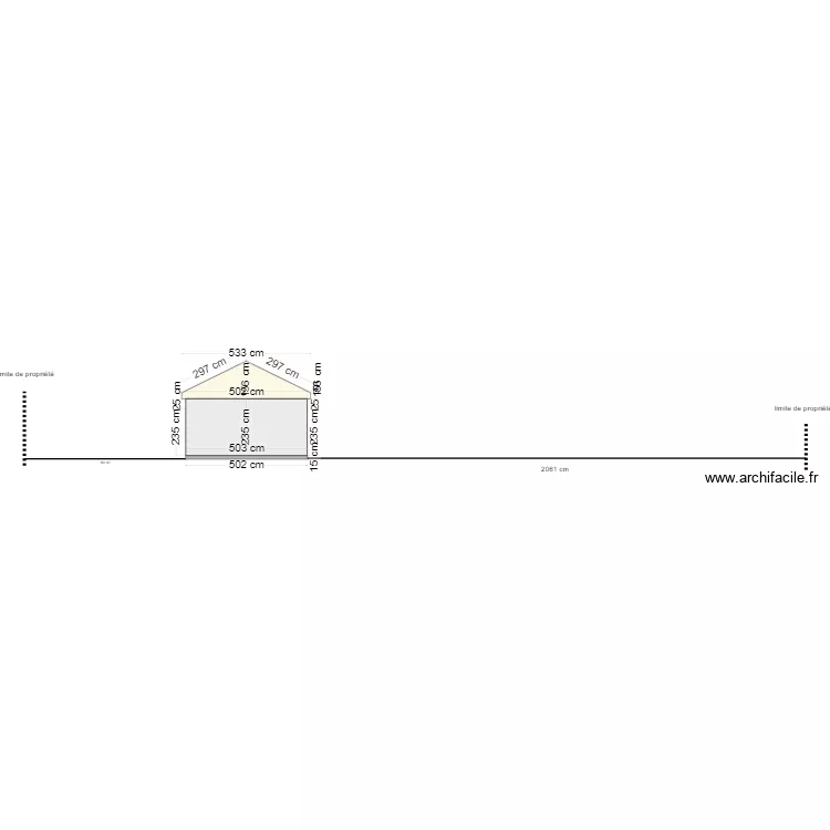 coupe. Plan de coupe. Plan de
