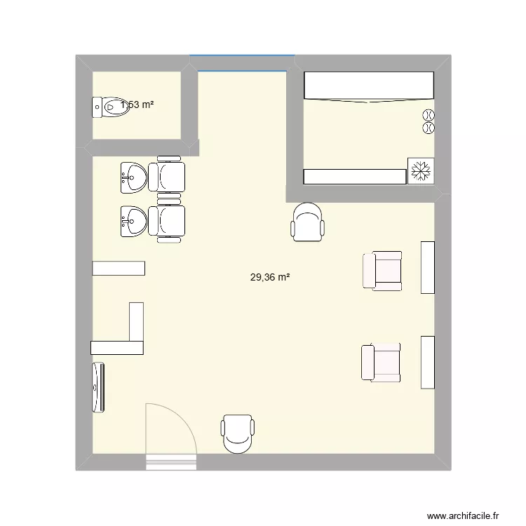 ab coiffure. Plan de 