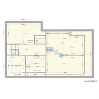PLAN ETAGE LUISANT. Am&eacute;nagement SALLE D'EAU