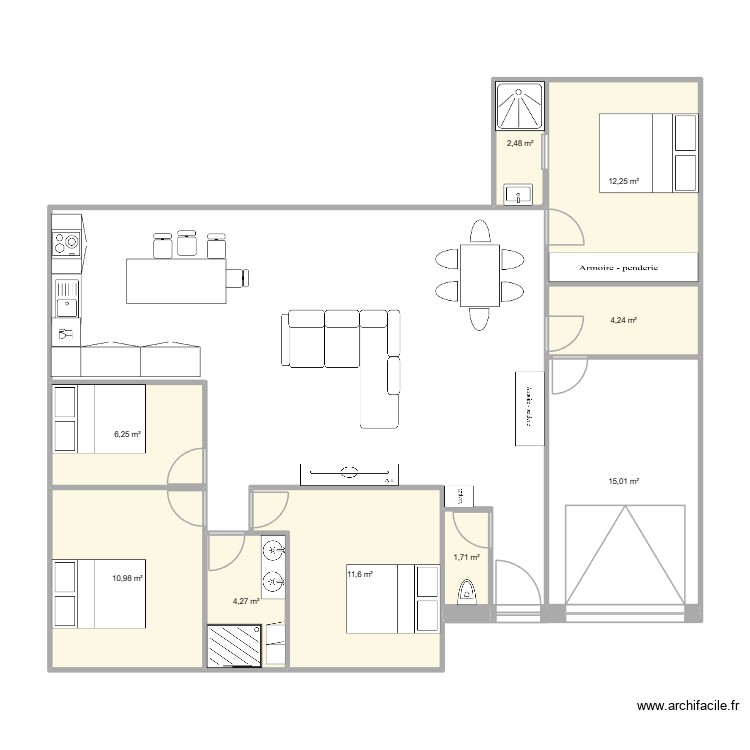 projet 3. Plan de 0 pièce et 0 m2 projet 3. Plan de 0 pièce et 0 m2