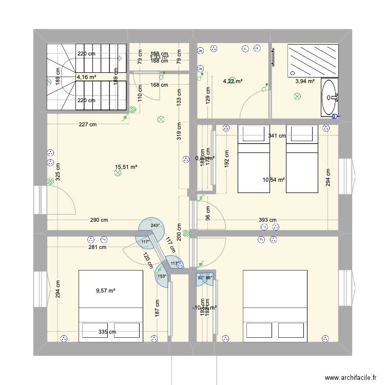 cabanon rdc. Plan de 0 pièce et 0 m2