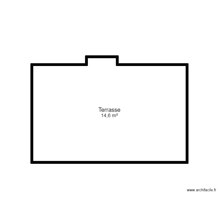 FOUREL. Plan de 1 pièce et 15 m2