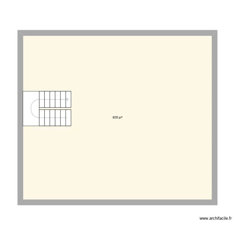 FG-58B. Plan de 1 et 75 m² FG-58B. Plan de 1 et 75 m²