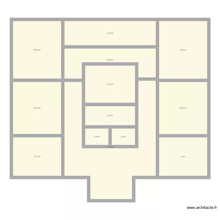 Cabinet consultation m&eacute;dicale. Plan de 